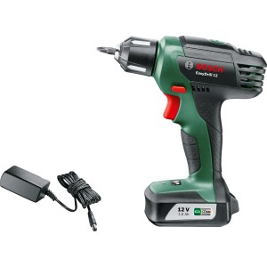 Bosch Akkuschrauber Easydrill 12 Solo mit Ladegerät, Akku nicht enthalten.