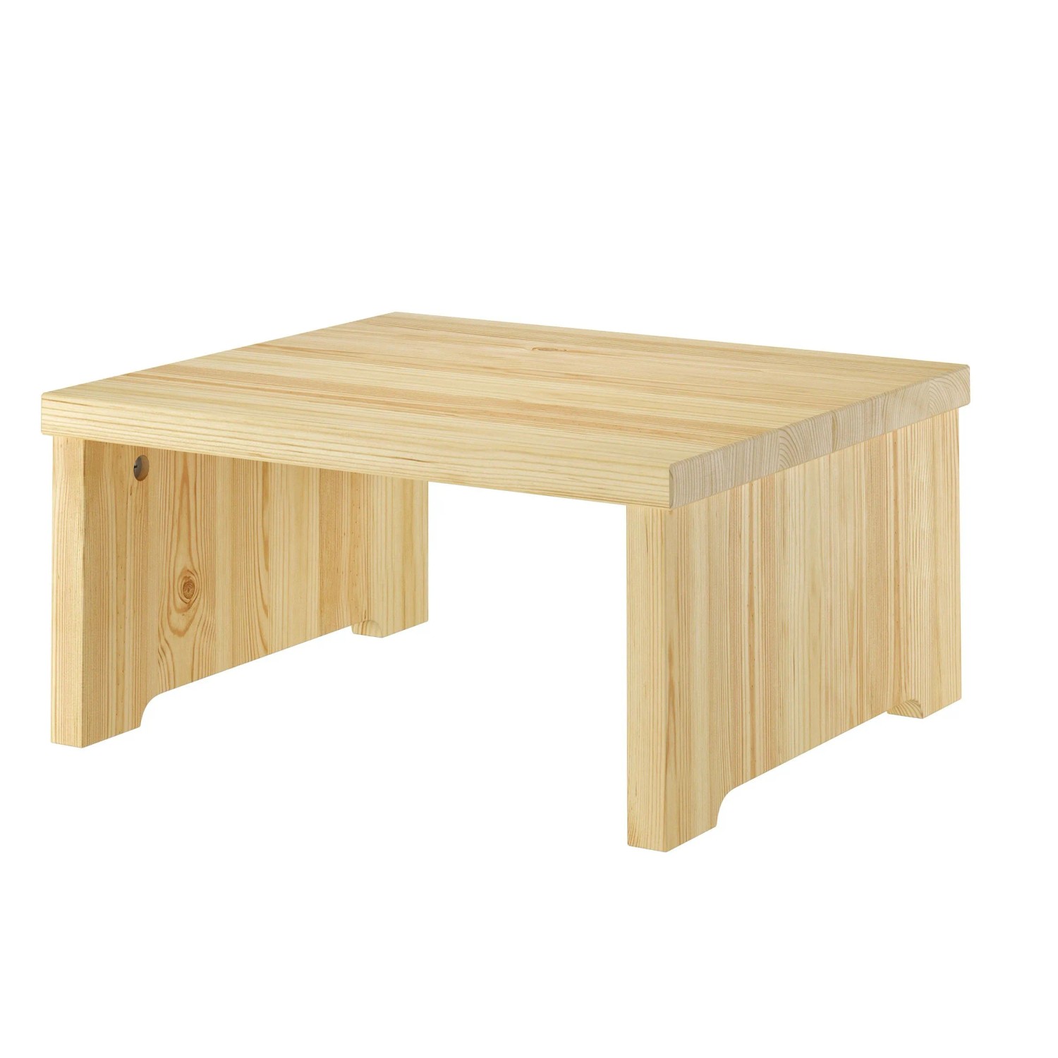 Erst-Holz Stabile Bettkommode ohne Schublade Kiefer Massiv Natur