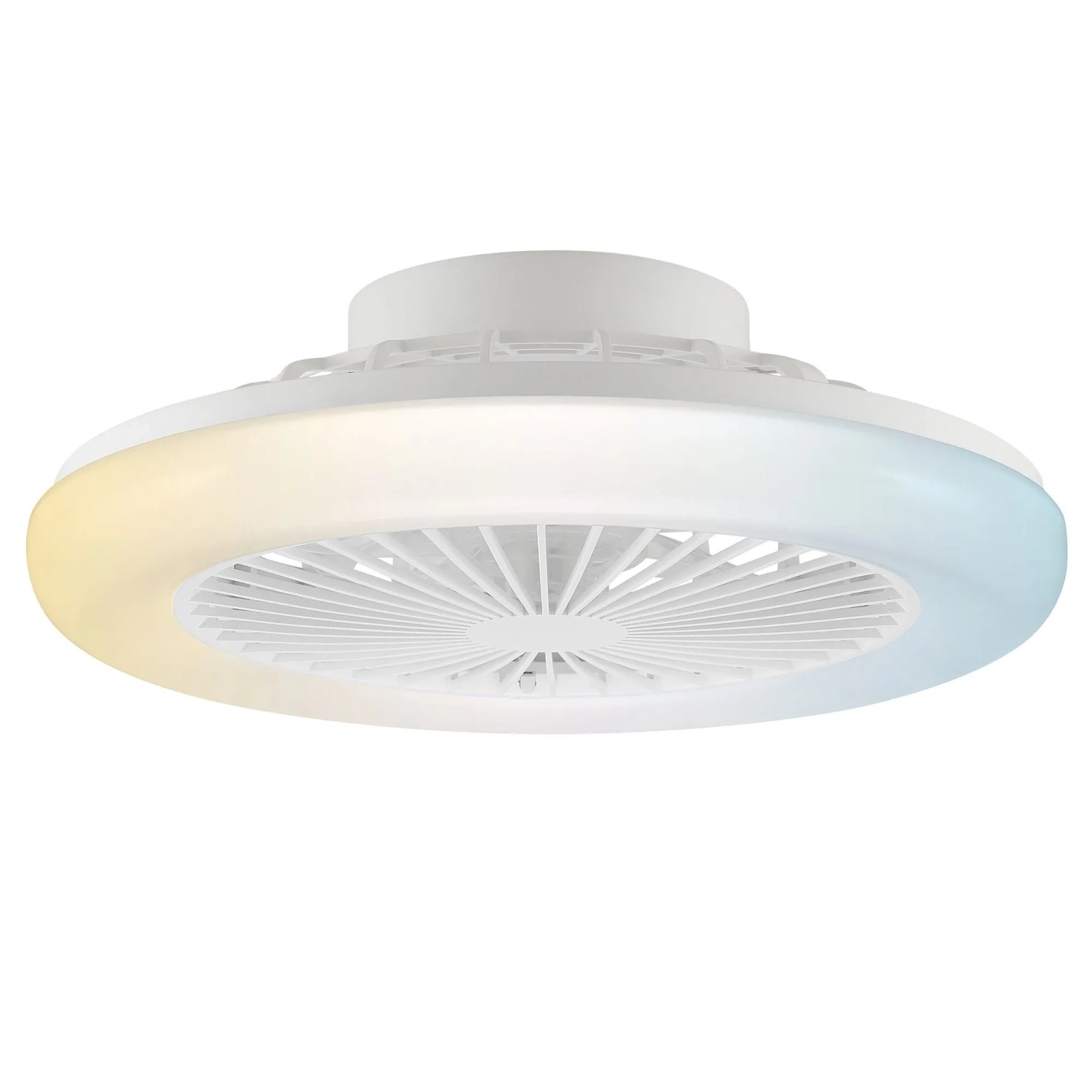 Brilliant LED-Deckenleuchte Montero mit Ventilator Weiß Ø 42 cm