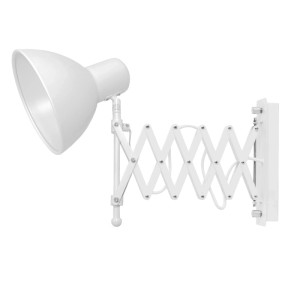EASYLIGHT Wandleuchte Metall E27 24 cm Hoch Weiß Auszug