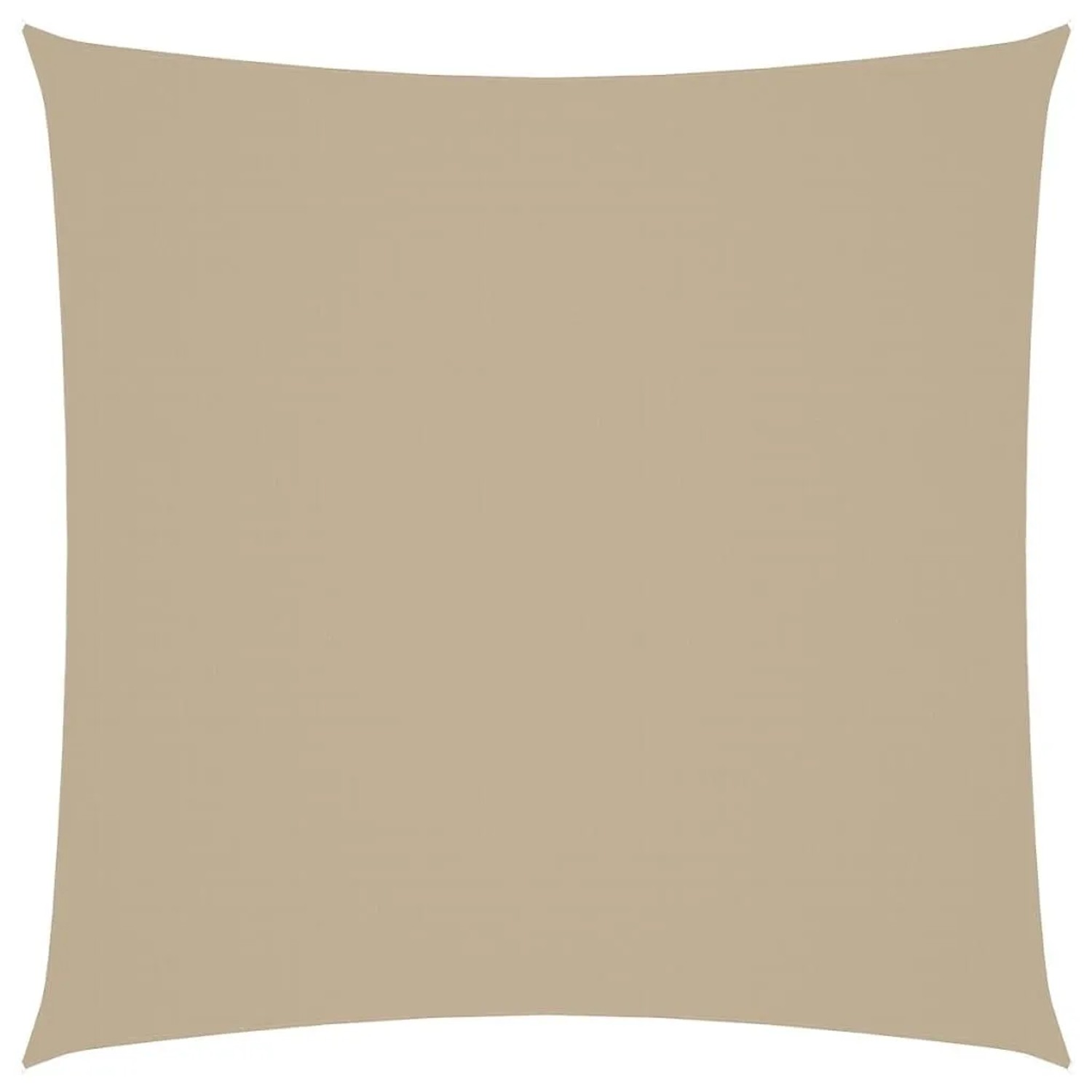 vidaXL Sonnensegel Oxford-Gewebe Quadratisch 6x6 m Beige 135142