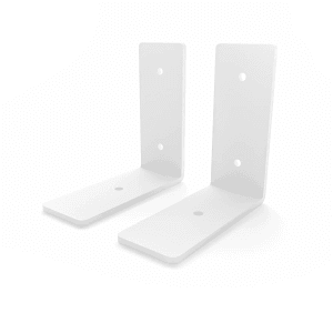 HEVVA Regalwinkel FREIBERG 10 cm Tief 2er Set Weiß