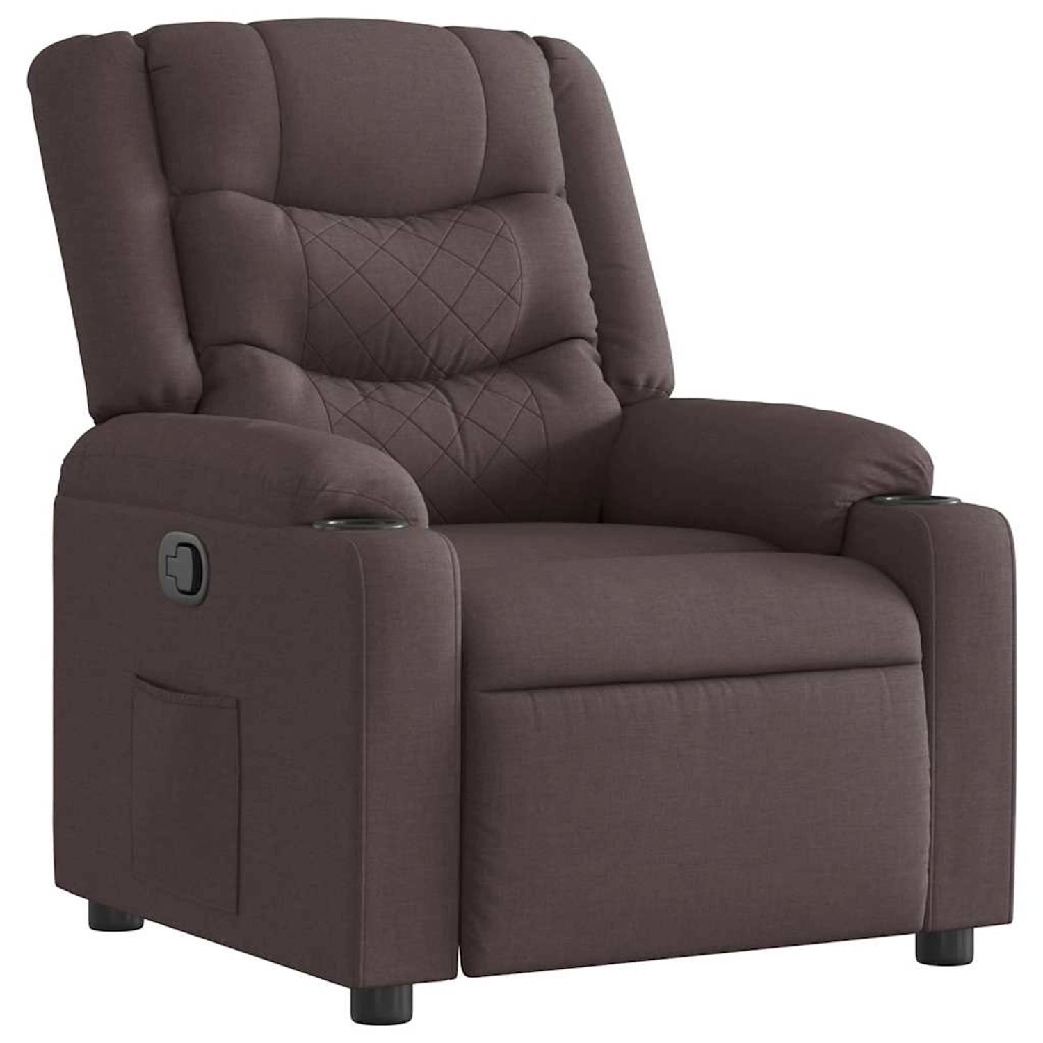 vidaXL Relaxsessel Dunkelbraun Stoff 4019924 günstig online kaufen