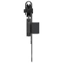 vidaXL Mini Schiebetürbeschlag Set 122cm, Carbonstahl, für Schranktüren