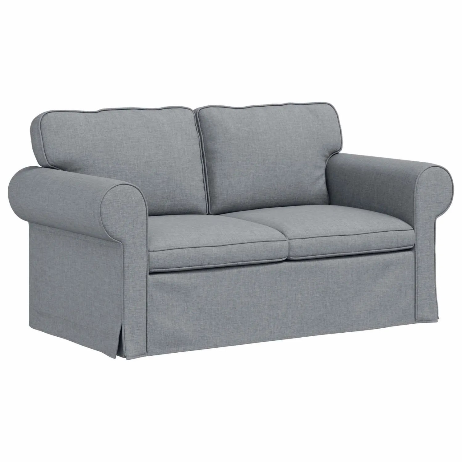 vidaXL Sofa Hellgrau 215 x 82 x 80 cm Stoff 42024299