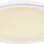 Weiße LED-Deckenleuchte Samu, Ø 50cm, dimmbar mit Farbwechsel und Fernbedienung.