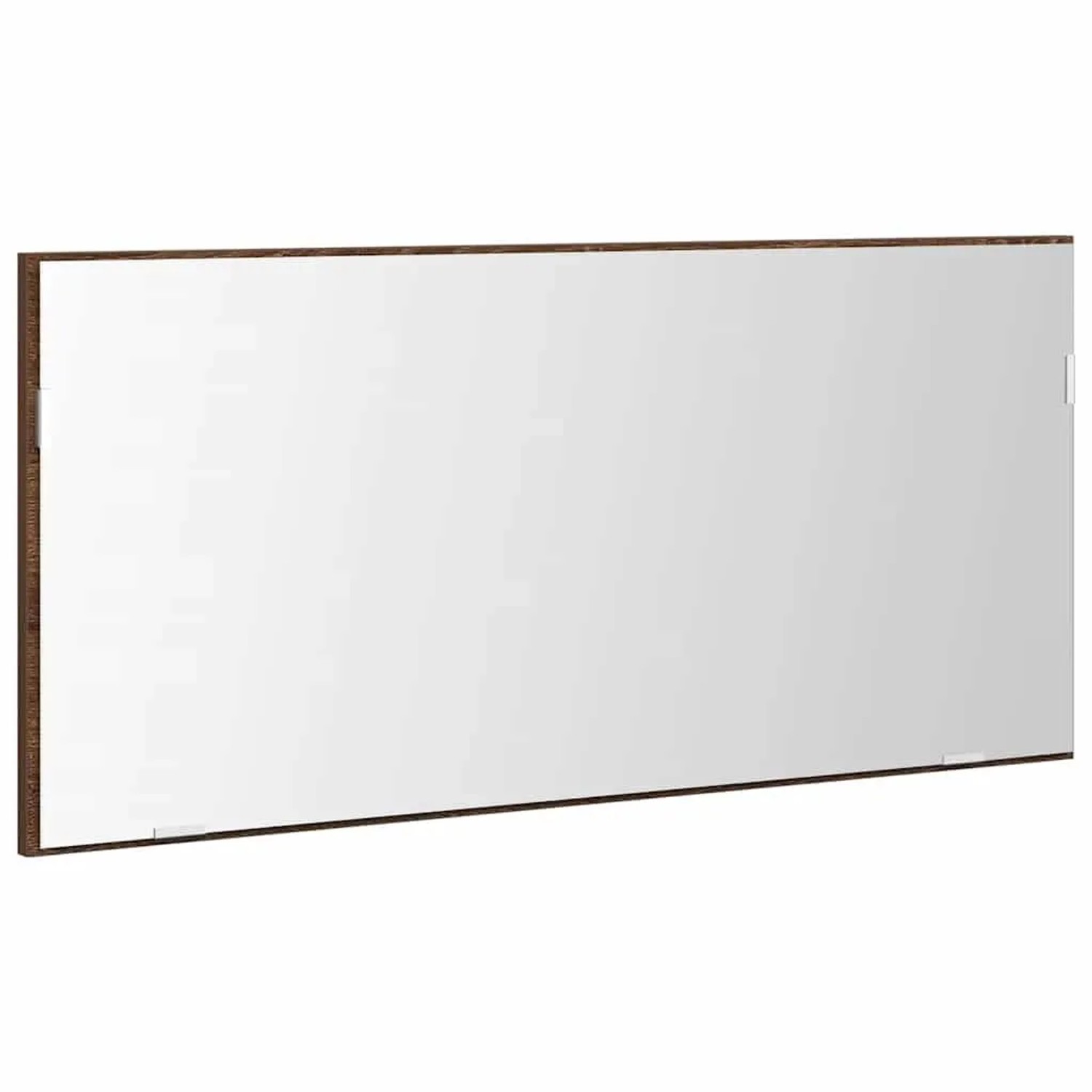 vidaXL Spiegel Braun Eichen-Optik 80 x 37 cm Glas und Engineered Holz 863305