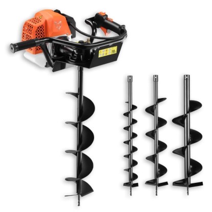 FUXTEC Erdbohrer inkl. 100 und 150 und 200mm FX-EB162