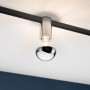 Paulmann URail Spot Ceiling Socket, Chrom, dimmbar, an Schienensystem montiert.