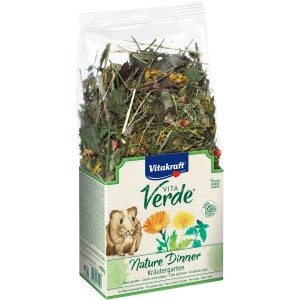 Vitakraft Vita Verde NatureDinner Kräuter, 400g Meerschweinchenfutter mit Kräutern und Blüten.