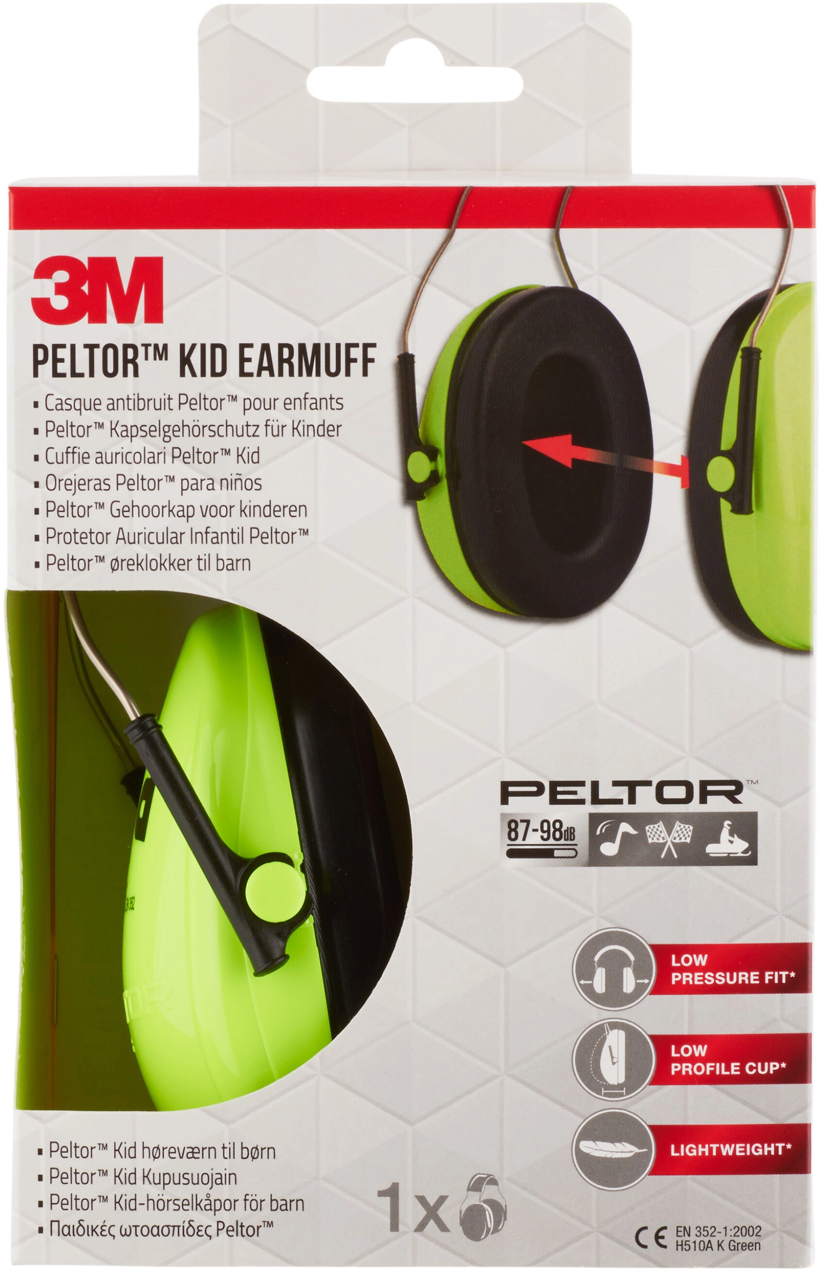 3M Gehörschutz für Kinder PKIDSB-BLU-E, blau (87-98 dB) : :  Baumarkt