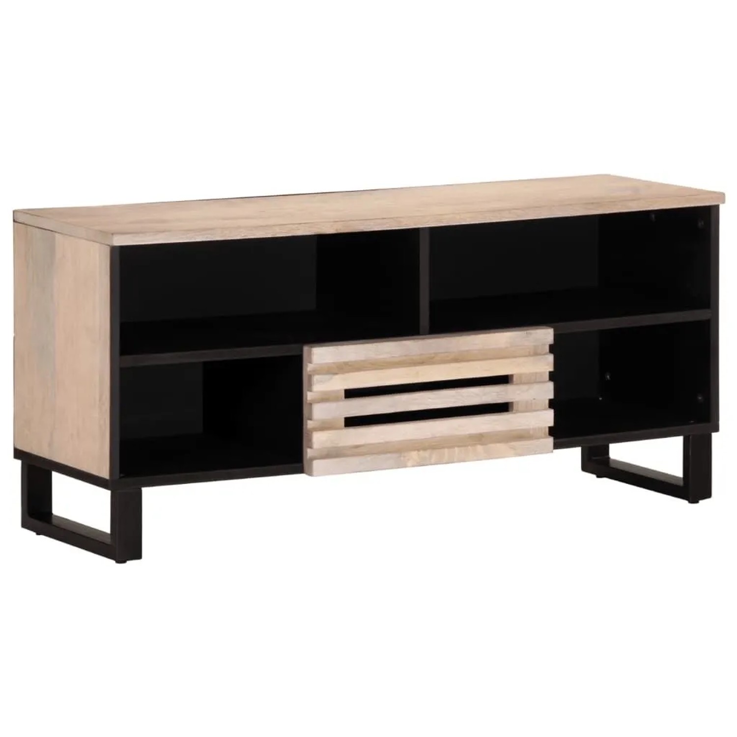 vidaXL TV-Schrank 100x34x46 cm Massivholz Mango 377517 günstig online kaufen