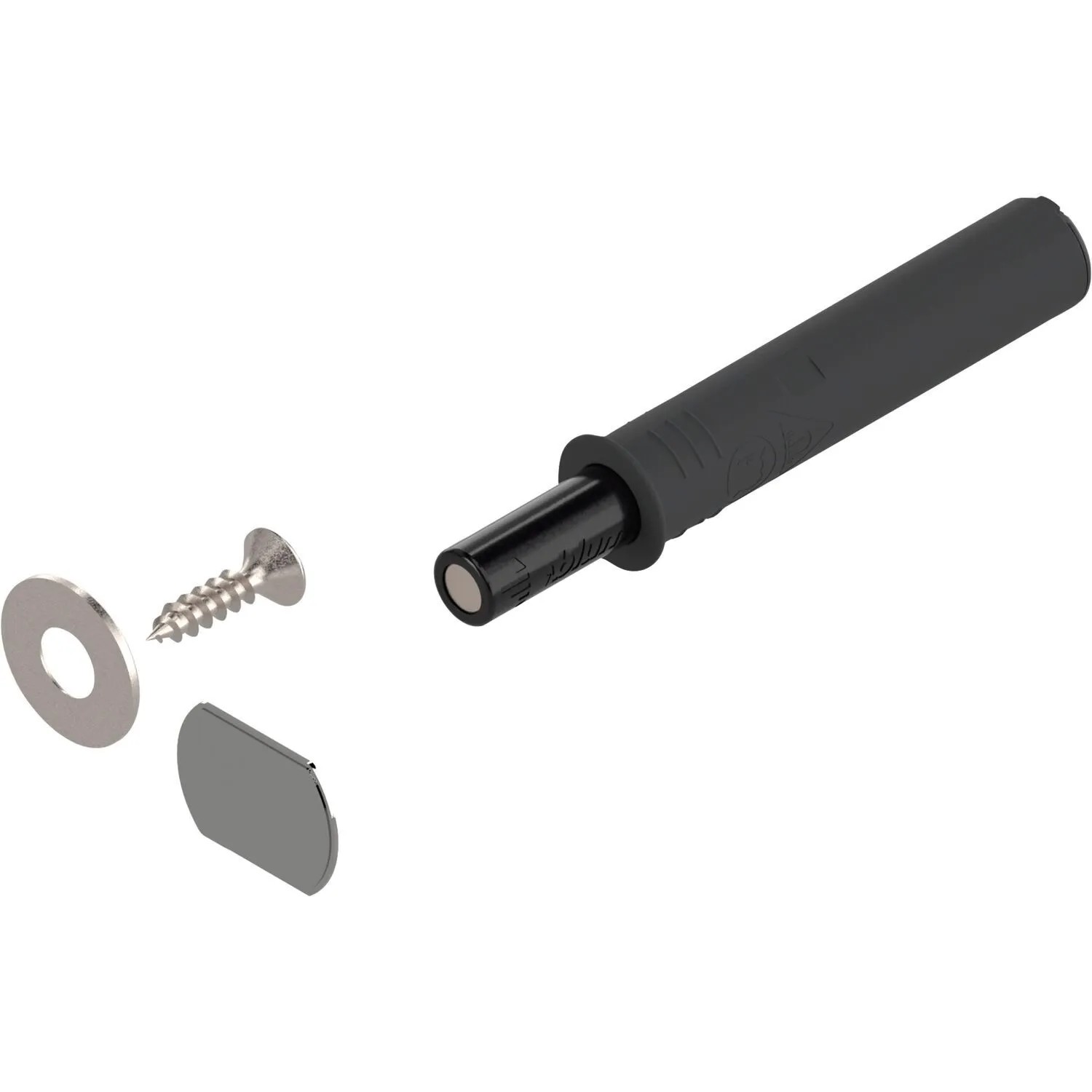 Blum Türöffner Tip On 956.1004 Kurzversion mit Magnet Carbonschwarz