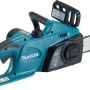 Makita Elektro-Kettensäge UC3041A mit 30 cm Schwert, blaugrün und schwarz.