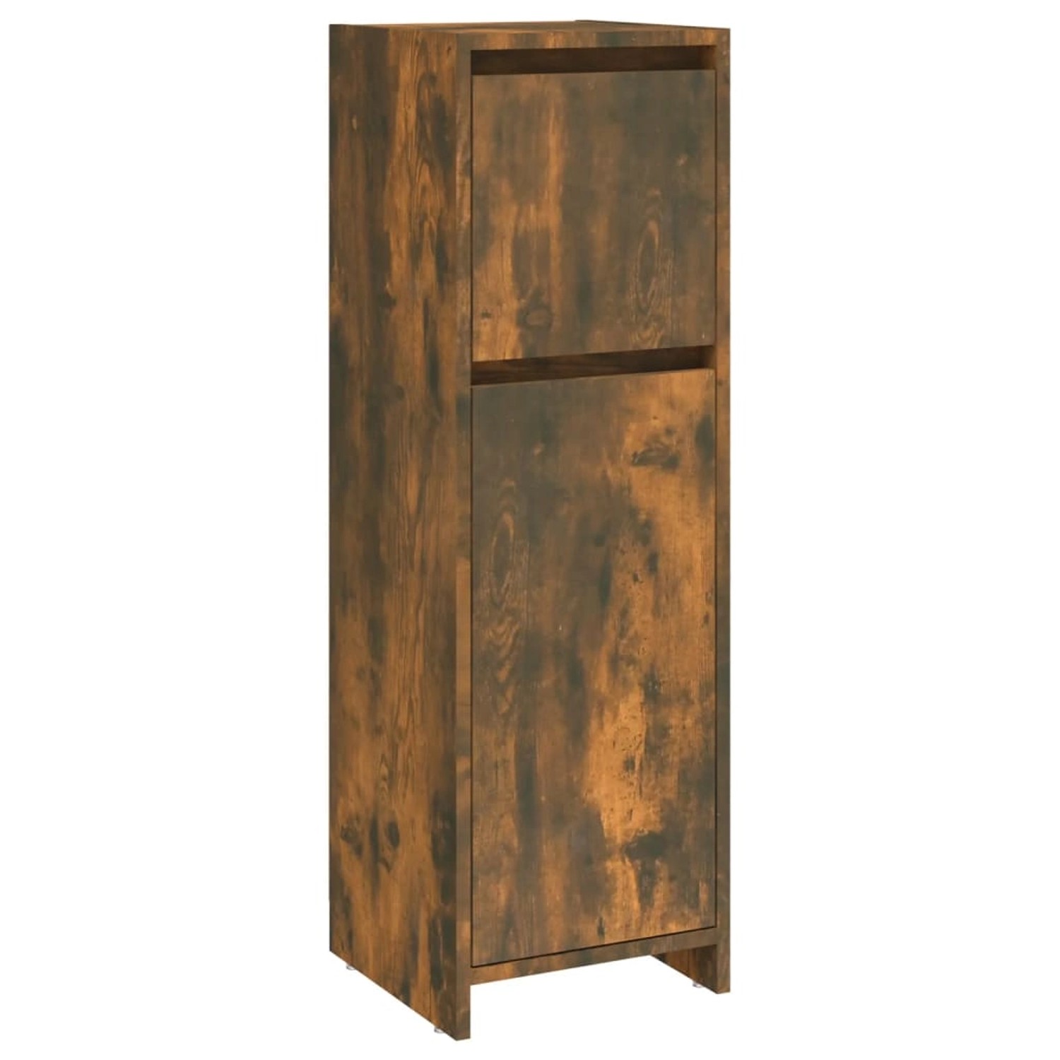 vidaXL Badezimmerschrank Räuchereiche 30x30x95 cm Holzwerkstoff günstig online kaufen