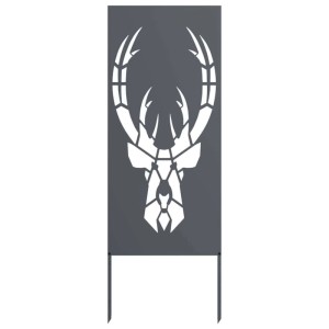 vidaXL Garten Sichtschutz-Leinwand Tiermuster Anthrazit 50 x 140 cm 876331