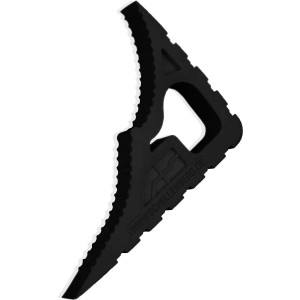 Schwarzer Schellenberg Türstopper aus Kunststoff für Fenster und Türen.