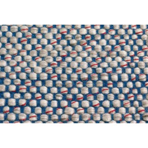 Detailansicht: MeGusta Teppich Retro Grau/Blau, Kurzflorteppich, 120x180 cm, pflegeleicht und strapazierfähig.