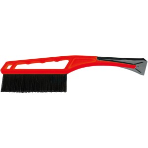 Sonneck Eiskratzer mit Schneebesen, 34 cm, rot, zum Entfernen von Eis und Schnee vom Auto.