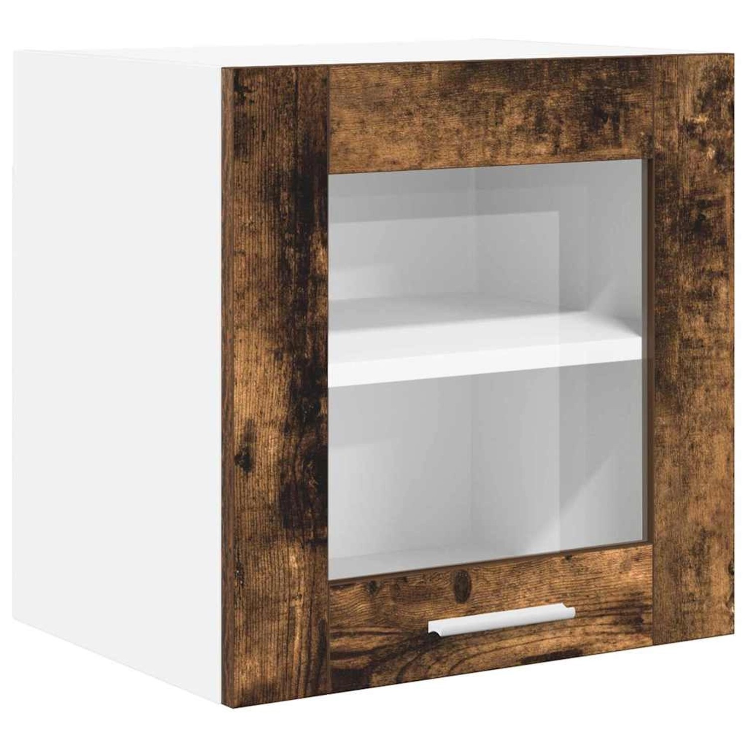 vidaXL Hängeschrank mit Tür Riga Geräucherte Eiche 40 x 31 x 40 cm 884202