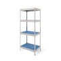 Ar Shelving Gastronorm Lebensmittelregal, 180x75x50cm, mit 4 Böden. Ideal für Gastronomie & Haushalt.