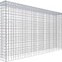 Gabiona Anbaukorb Typ 3, 100x200x30 cm, Maschenweite 5x5 cm, aus verzinktem Drahtgitter.