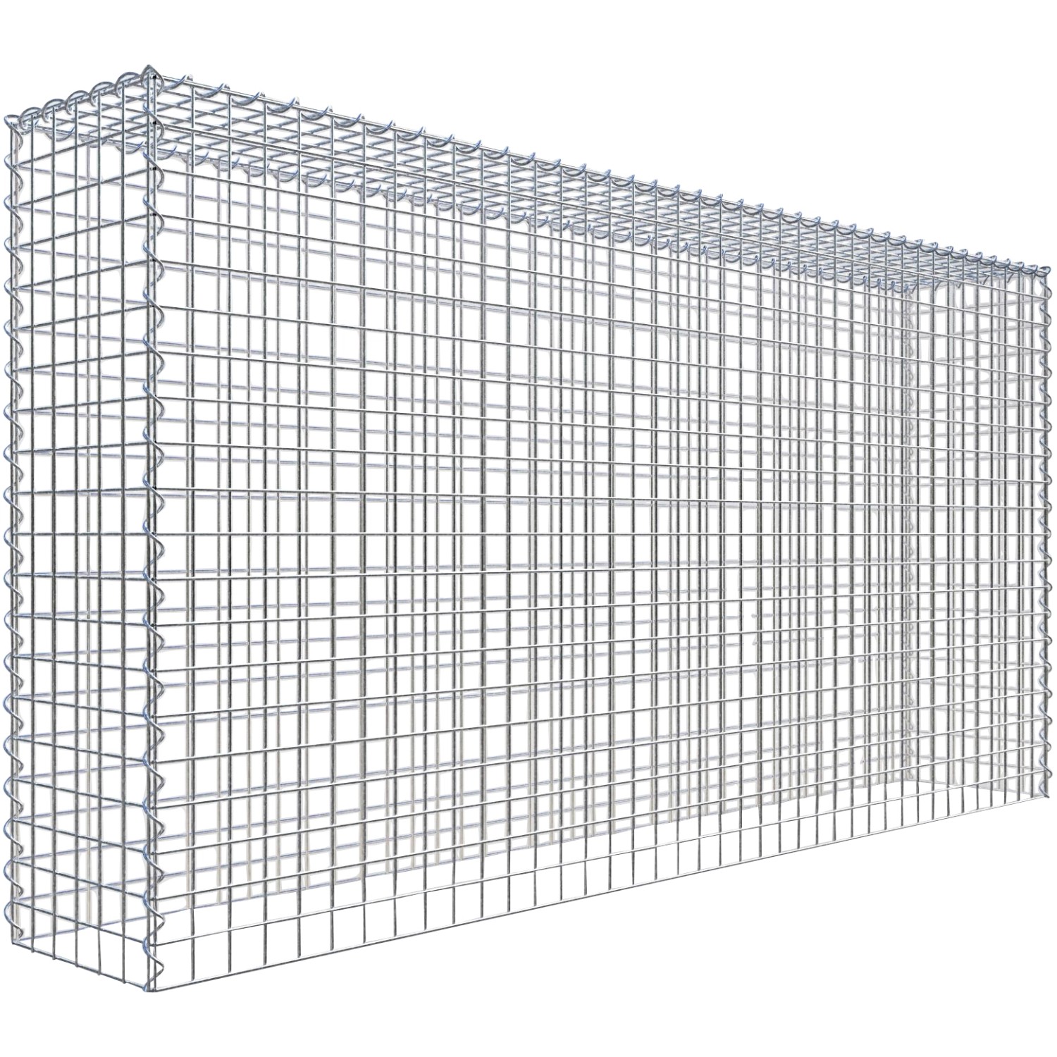 Gabiona Gabione-Anbaukorb Typ 3 100 x 200 x 30 cm Maschenw 5 x 5 cm