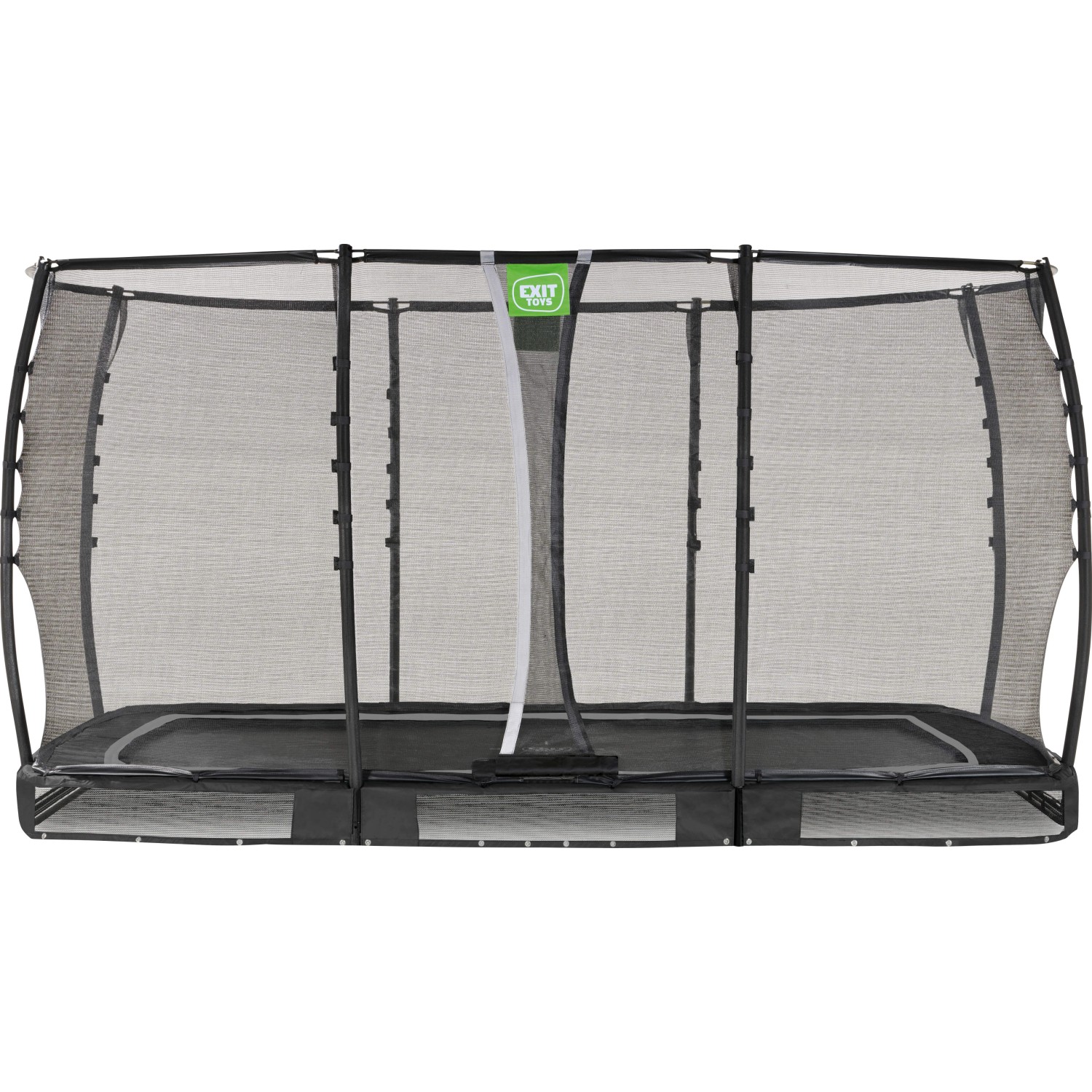 EXIT Allure Premium Bodentrampolin 214 cm x 366 cm Schwarz günstig online kaufen