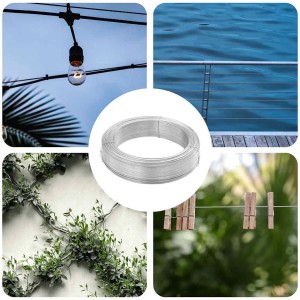 vidaXL Zaun-Bindedraht 250 m 3,8 mm Stahl 144485