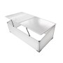 furnicato Frühbeet mit 2 Deckeln, ohne Boden. Polycarbonat und Aluminium Konstruktion.