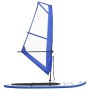 vidaXL Aufblasbares SUP-Board mit Segel Set Blau und Weiß 92210_2