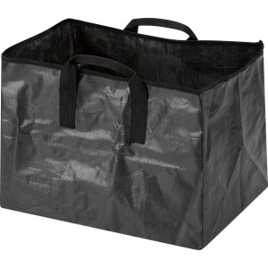 Auffangtasche für Leisehäcksler C-ELH-2500/44, 60L Volumen, aus robustem, schwarzem Material.