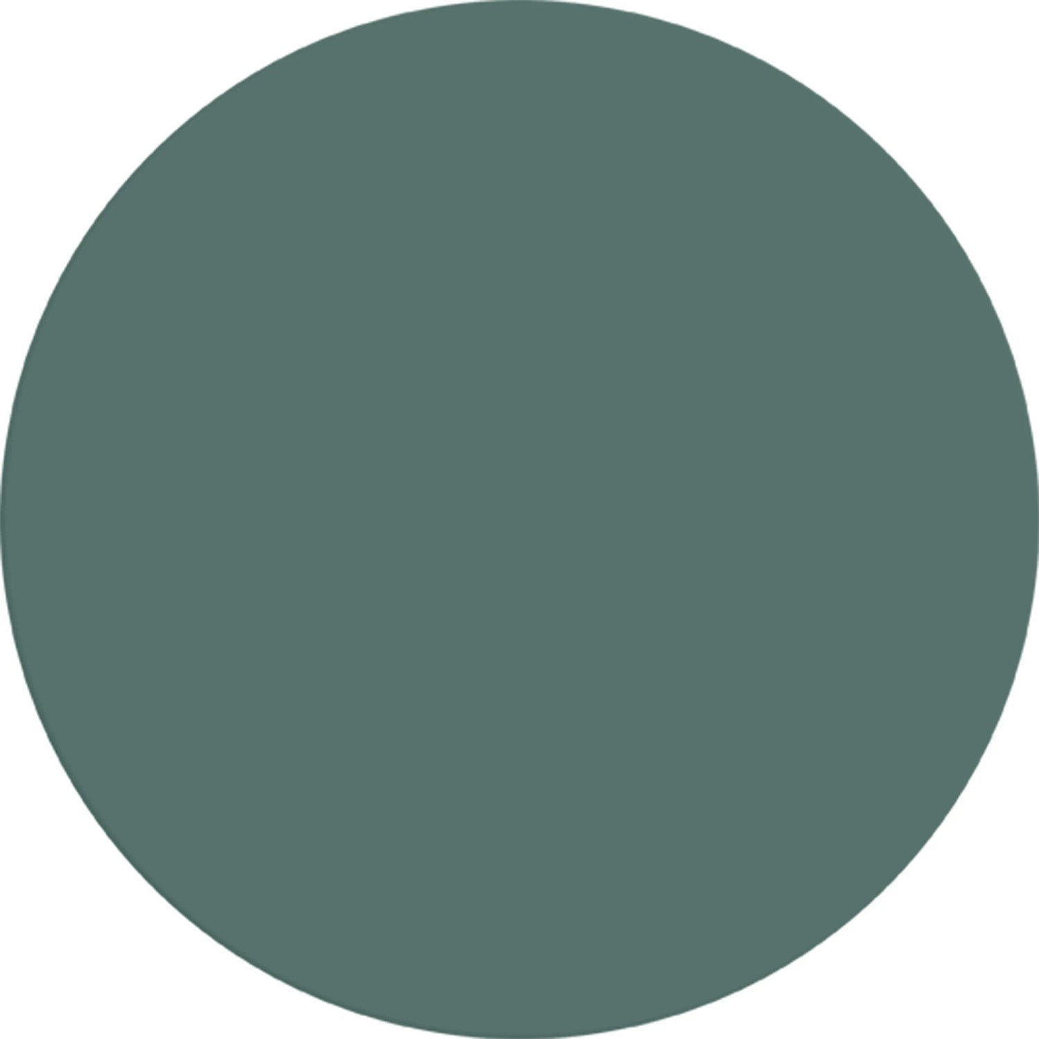 Farbfeld der Alpina Wandfarbe Pure Farben Blaugrün, 2,5 l.