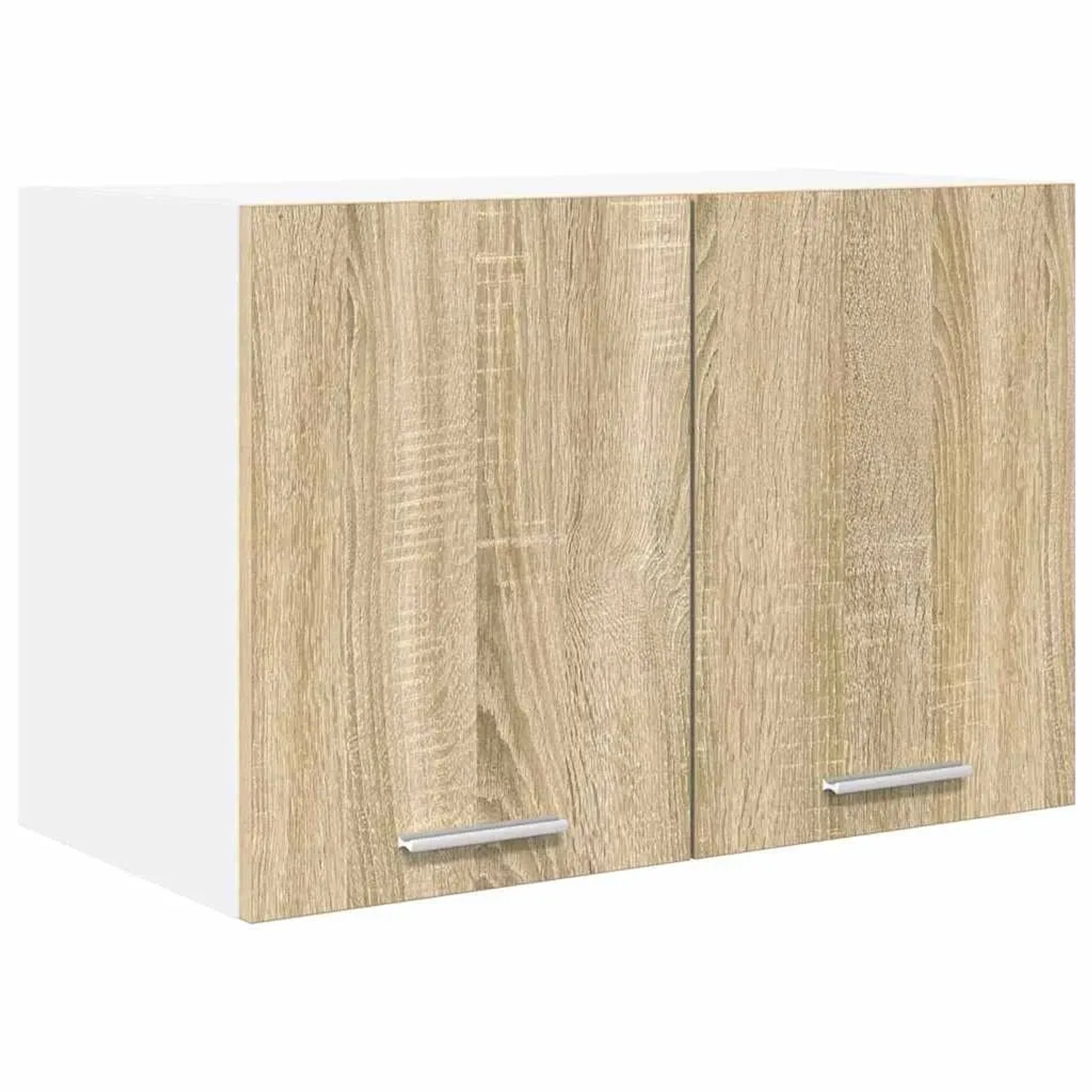 vidaXL Hängeschrank mit Tür Riga Sonoma-Eiche und Weiß 60 x 31 x 40 cm 884166