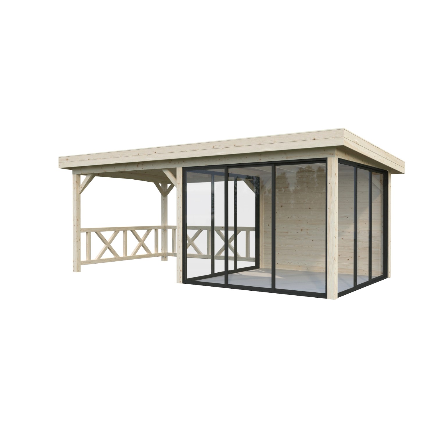 Palmako Pavillon Lenna Set 404 Slide Transparent 588 cm x 300 cm FSC® günstig online kaufen