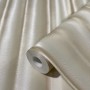 Glööckler Vliestapete Imperial Welle in Beige-Metallic, Rollenansicht.