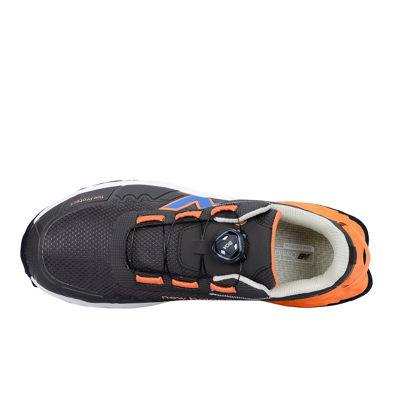 New Balance Sicherheitsschuh Cremorne BOA S3, braun-orange, Gr. 40, mit BOA-System.
