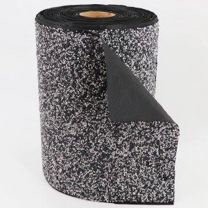 Aquagart Steinfolie, 18m x 0,6m, grau, für Teichrand und Bachlauf. Rolle mit Steinoptik.