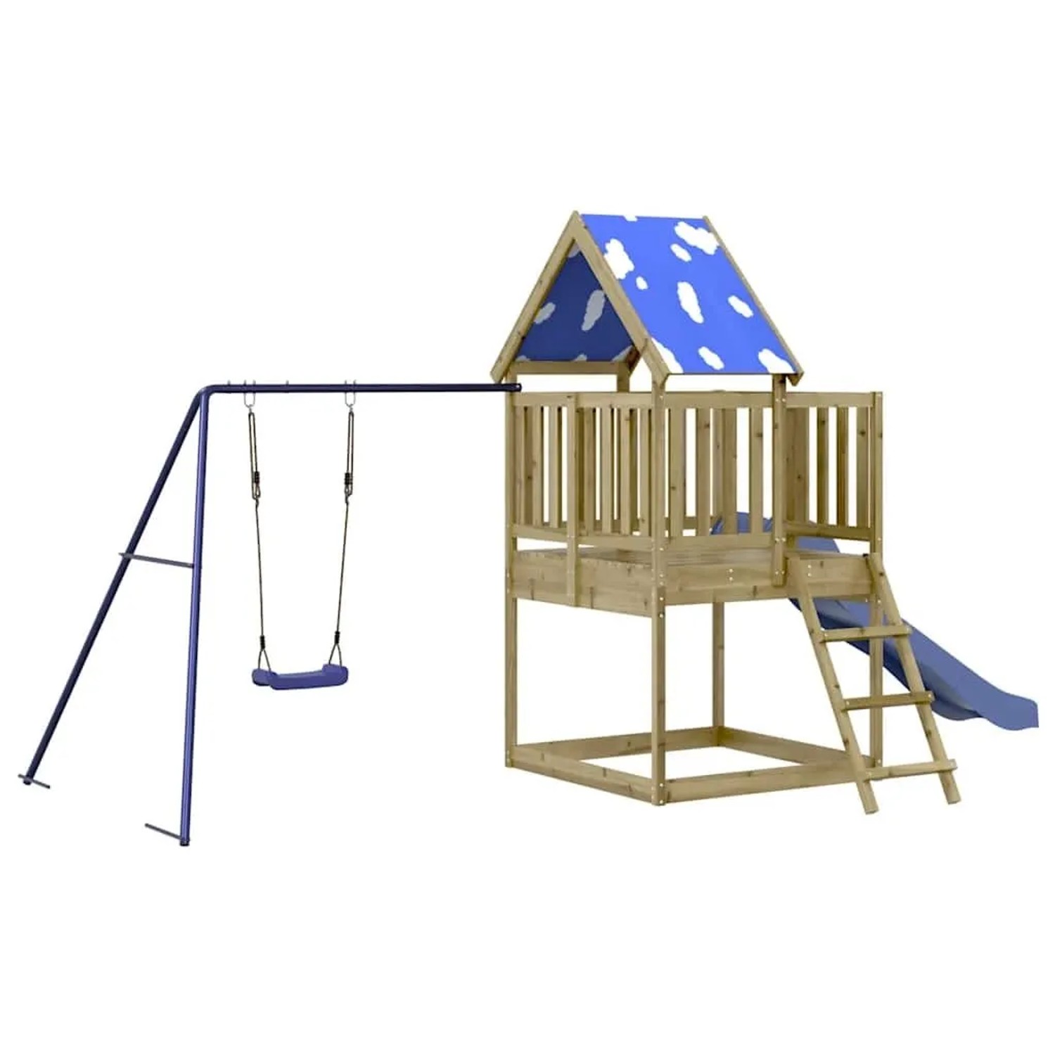 vidaXL Spielturm Imprägniertes Kiefernholz 3279207