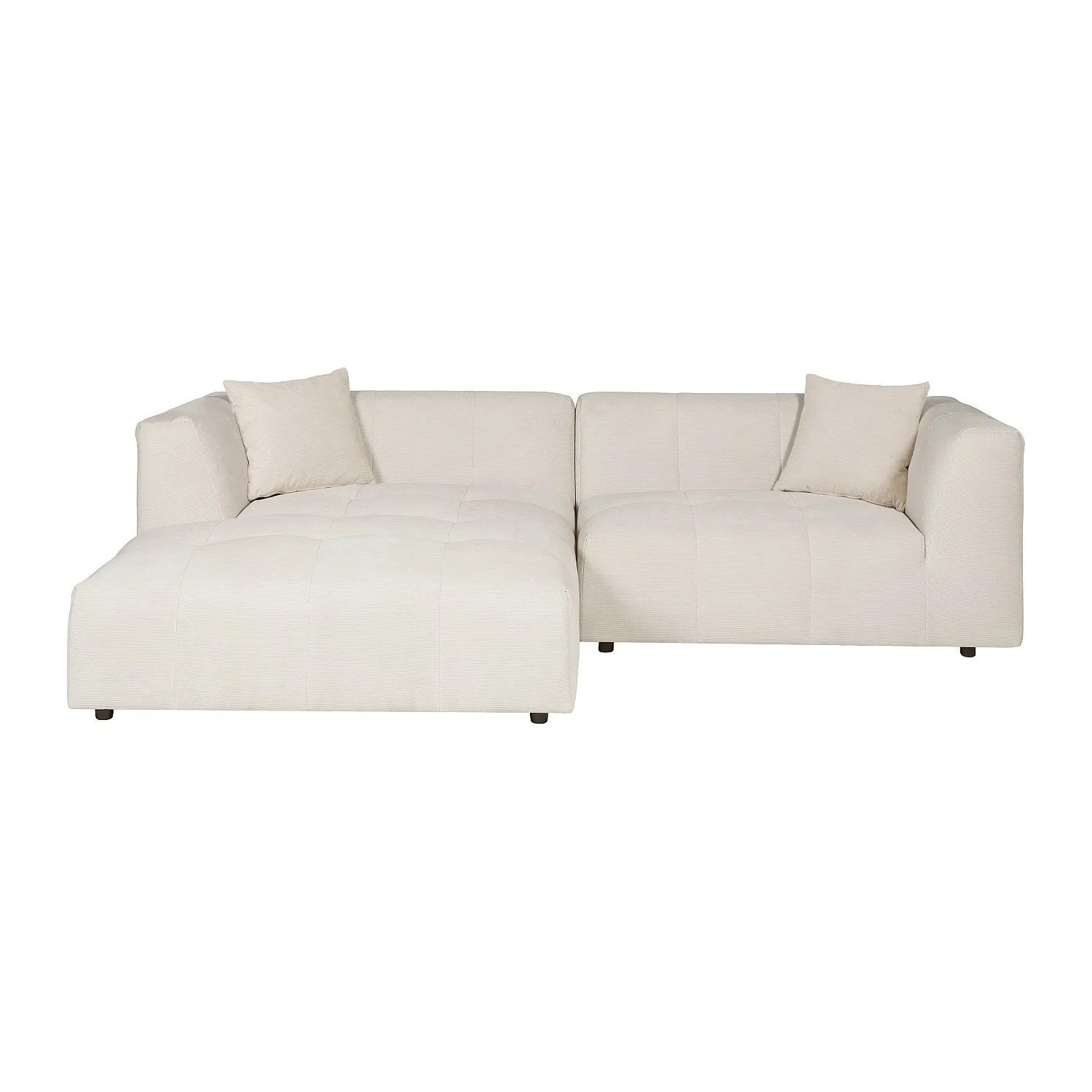 Vente-unique Sofa Ohne Schlafmöglichkeit Naemia Beige 272 cm