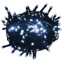 vidaXL Lichterkette 600 LEDs Indoor und Outdoor IP44 60 m Kaltweiß 50695