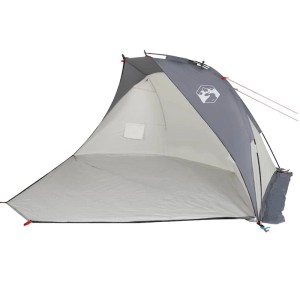 vidaXL Strandzelt Grau 268x223x125 cm 185T Polyester 94408