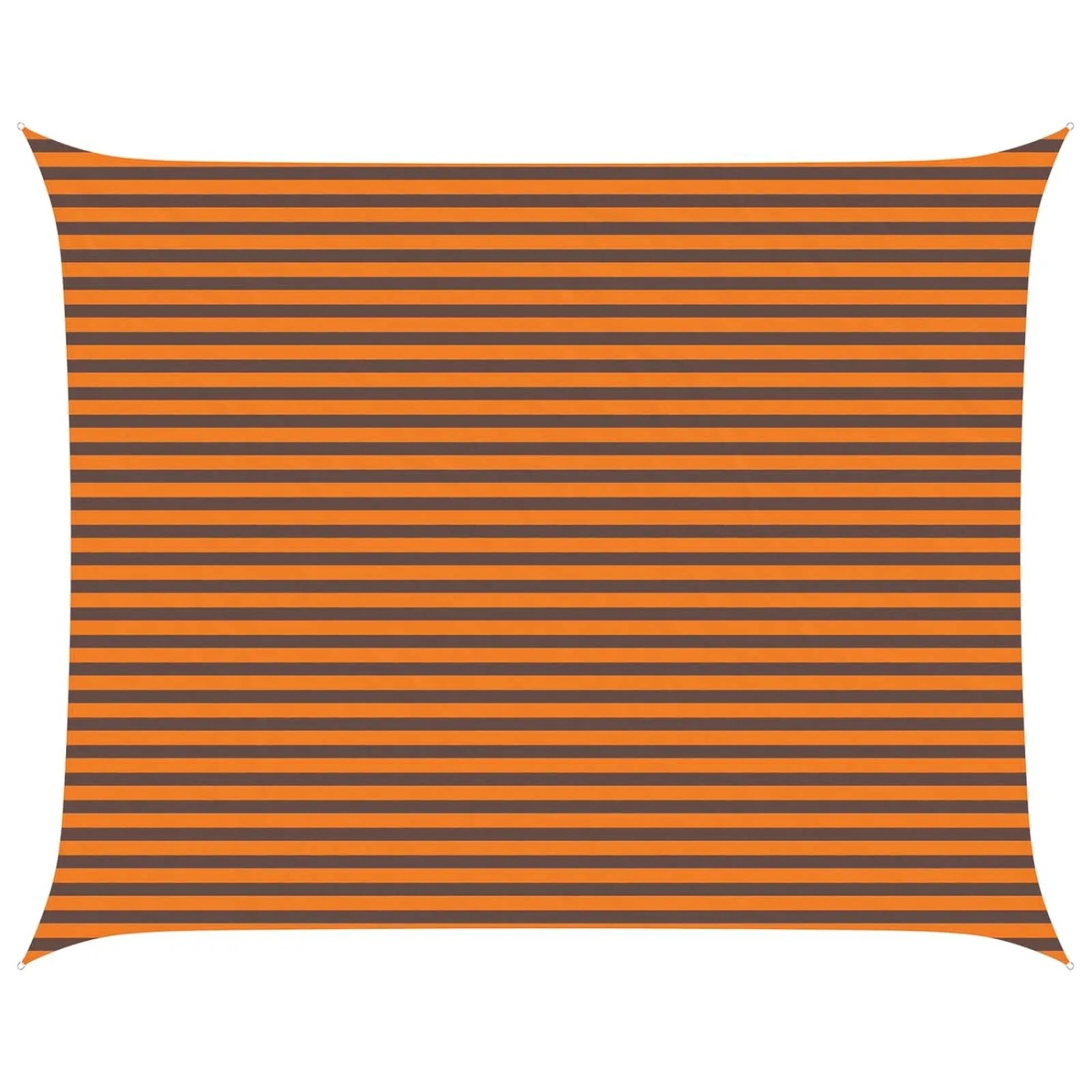 vidaXL Sonnensegel Orange und Braun 5 x 4 m 100 % Polyester Oxford 42031049