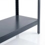 JAN NOWAK Breites Metallregal JOHNNY 80 x 180 x 42 cm Anthrazit_5