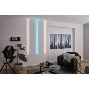 Paulmann Duo Profil mit LED-Streifen Diffusor, 2 m, satinierte Abdeckung für gleichmäßige Lichtverteilung.