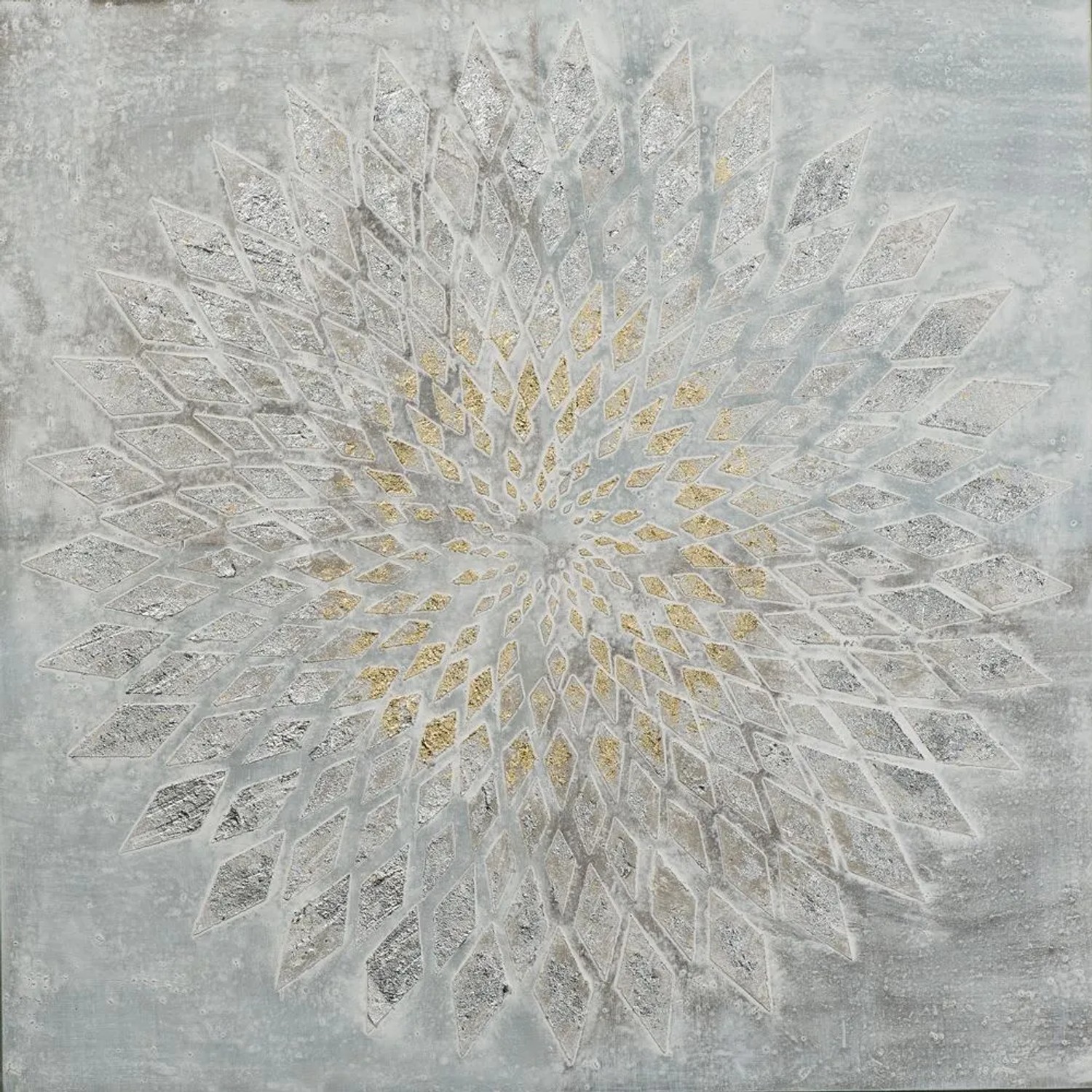 Art Universe Leinwandbild Elegantes Mandala 80 x 80 cm