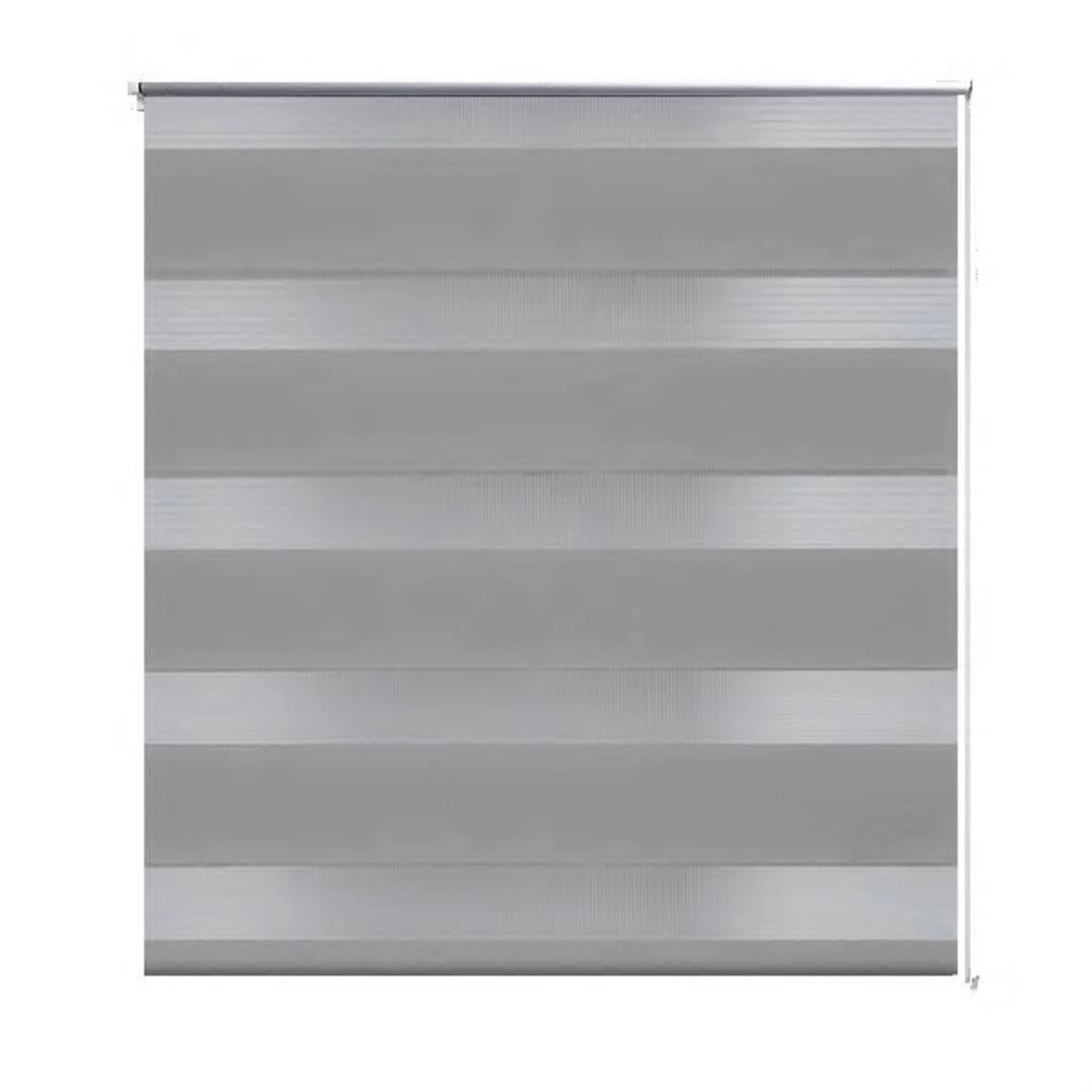 vidaXL Doppelrollo Seitenzug 120 x 175 cm Grau