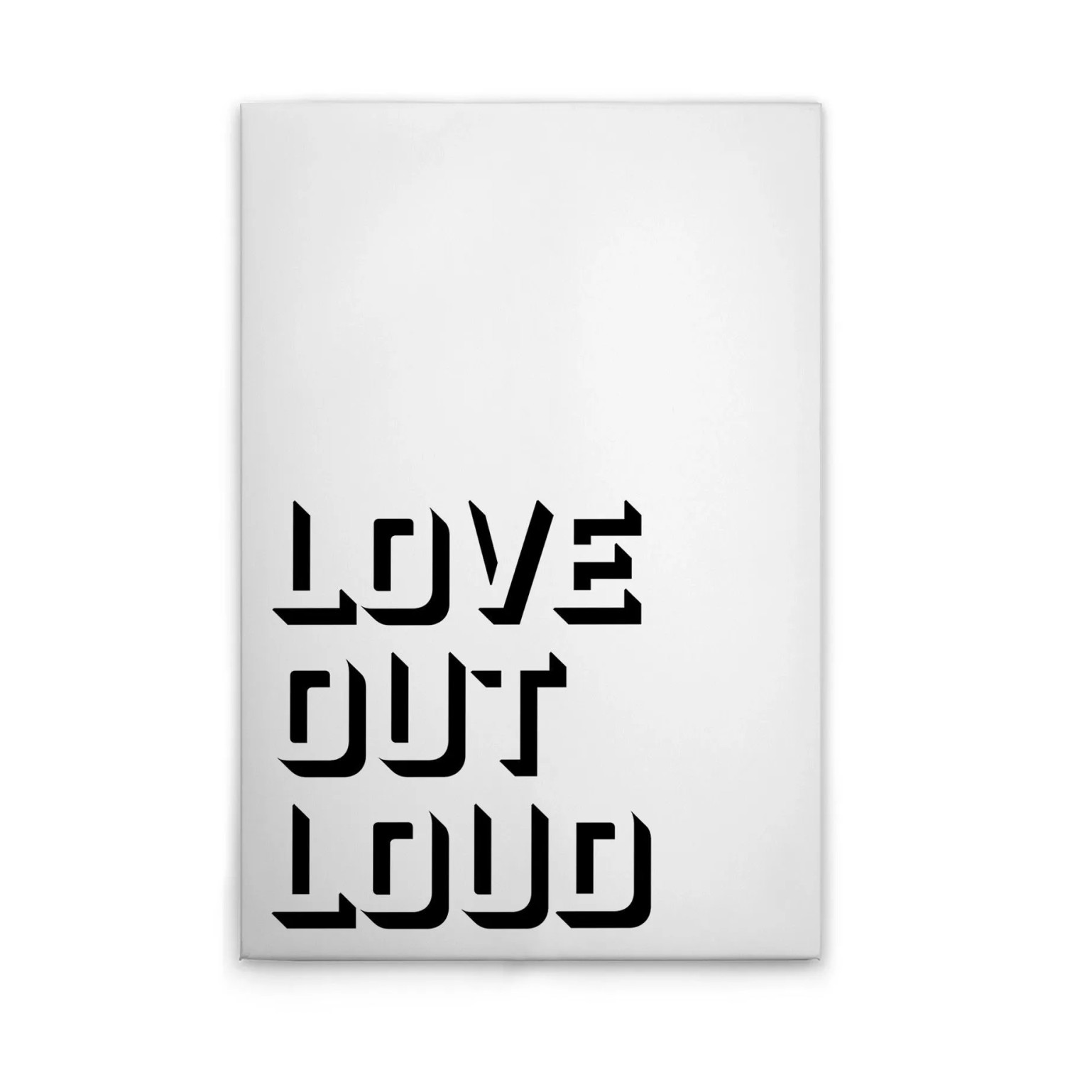 Tadessi Leinwandbild - M1-No.51987 - Love Out Loud - 60 x 90 cm - Querformat