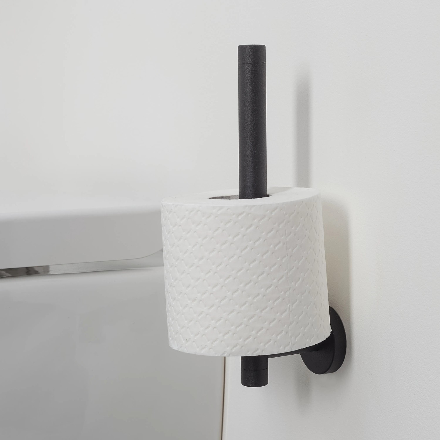 Tiger Onu Reserverollenhalter Edelstahl Gebürstet – Für 2 Toilettenpapierrollen, 4,8x26,4x9,4 Cm