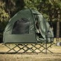 Grünes 4in1-Feldbett-Zelt mit Campingliege für 2 Personen von SoBuy. Ideal für Outdoor-Abenteuer.